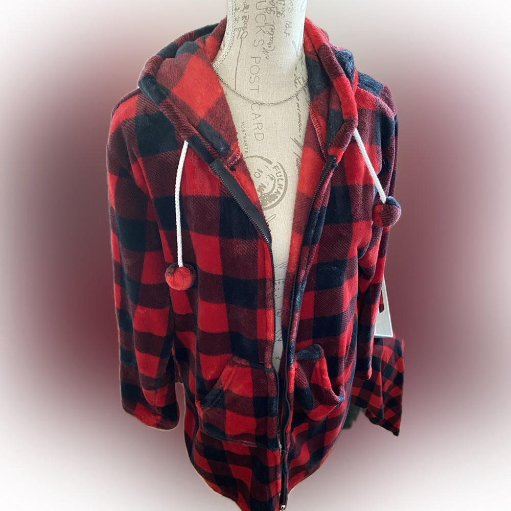 Supersoft Buffalo plaid hoodie